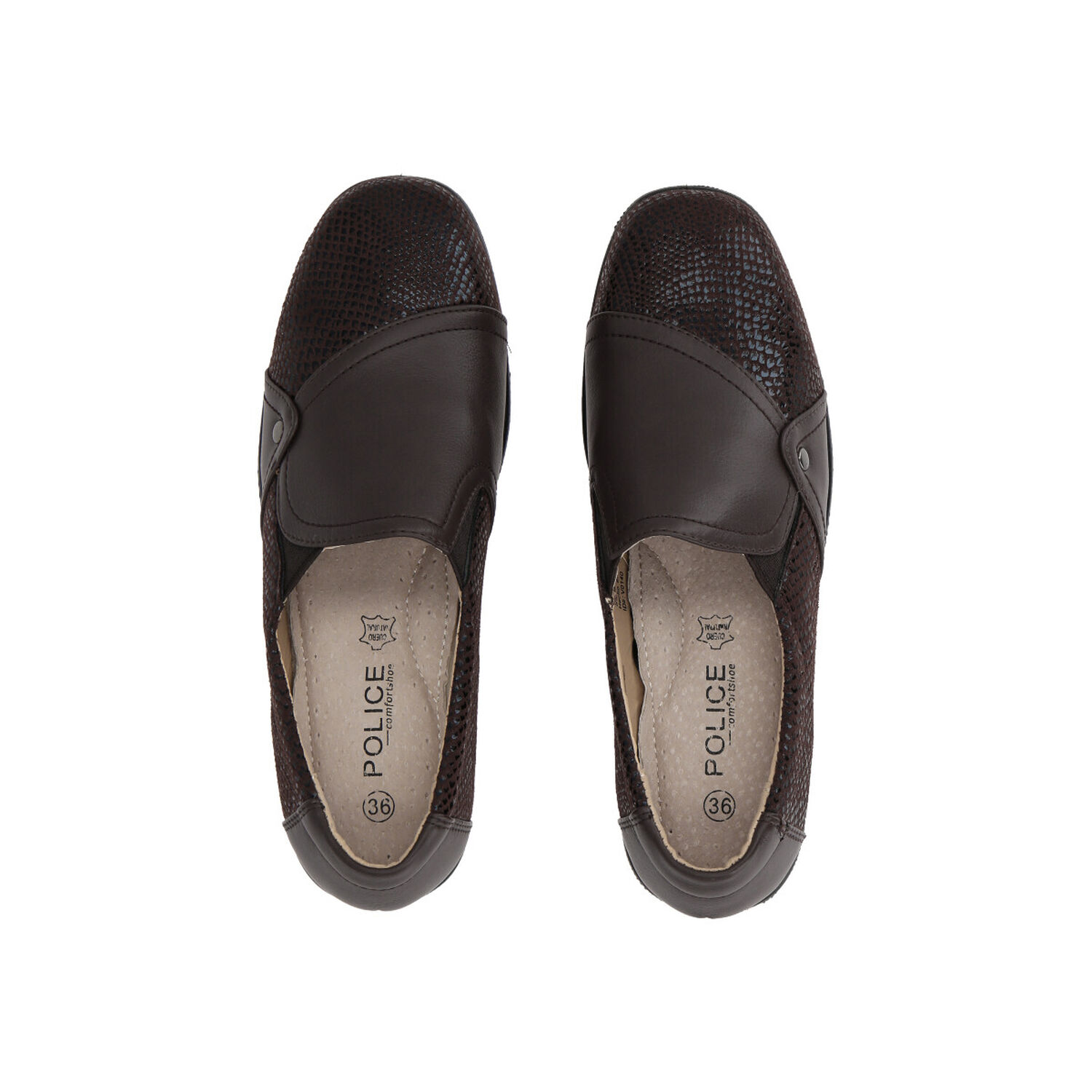 Zapato Mujer Chocolate North Police image number 2.0