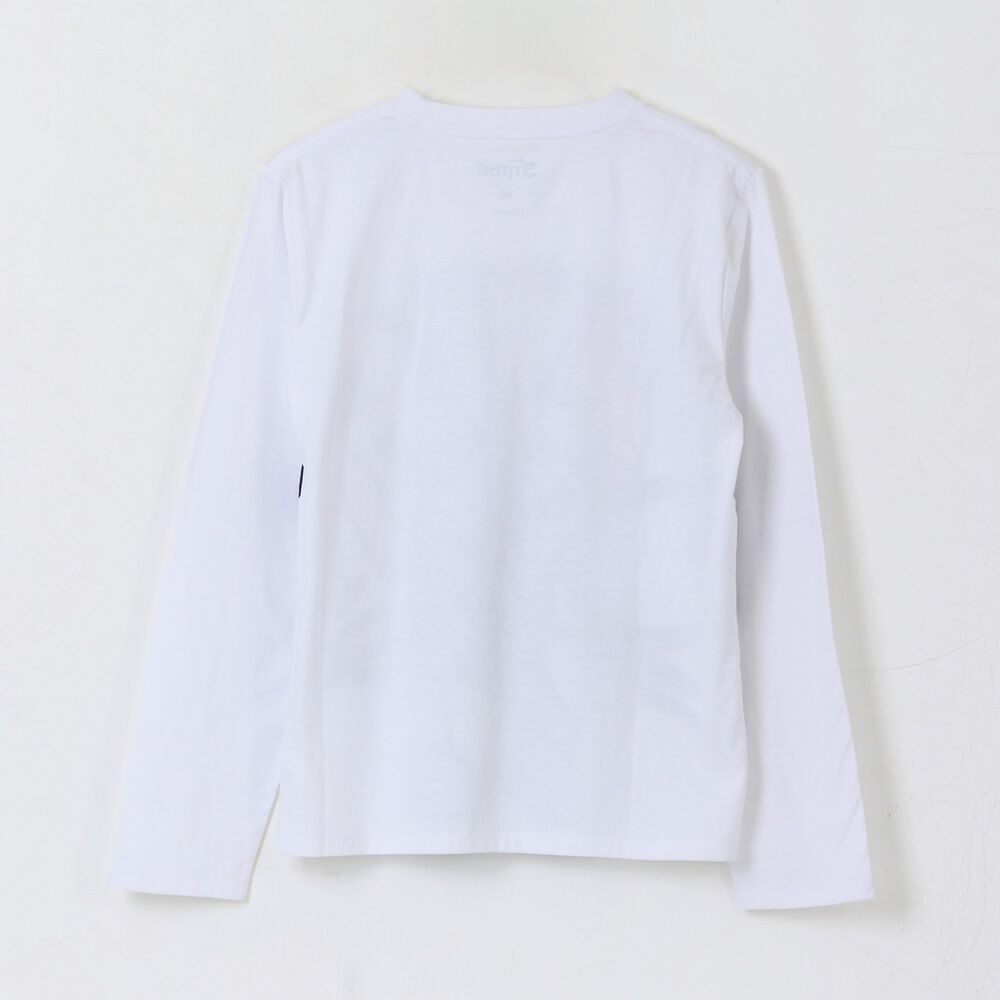 Polera Manga Larga Ni&ntilde;a Lilo & Stitch Blanco Disney image number 1.0