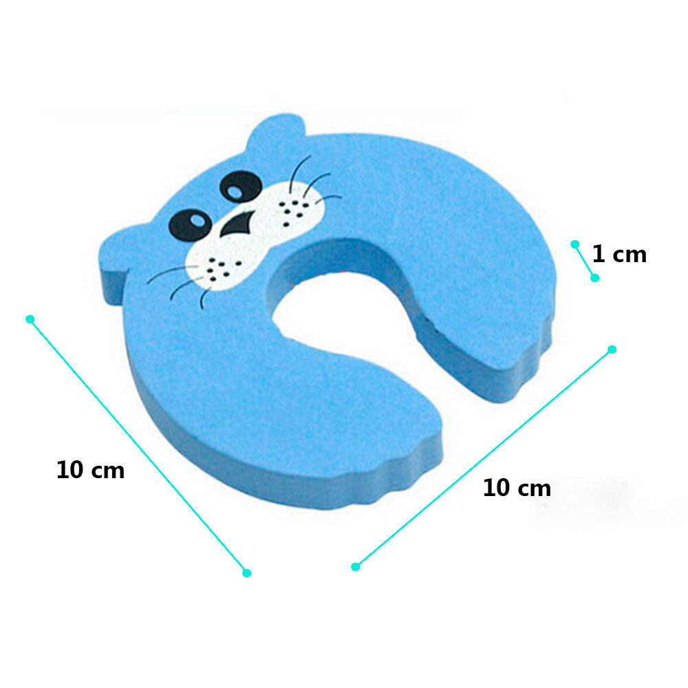 Protector Seguridad Topes Puerta Antigolpe Para Bebe Niños image number 1.0