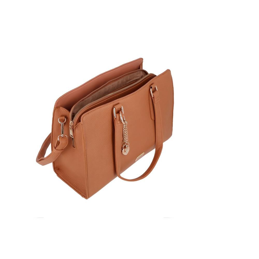 Cartera Tote Secret Verdon Sc6 L Café image number 3.0