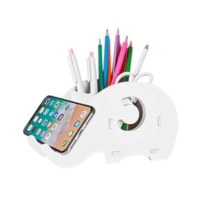 Porta Celular Y Lapicero Elefante Blanco