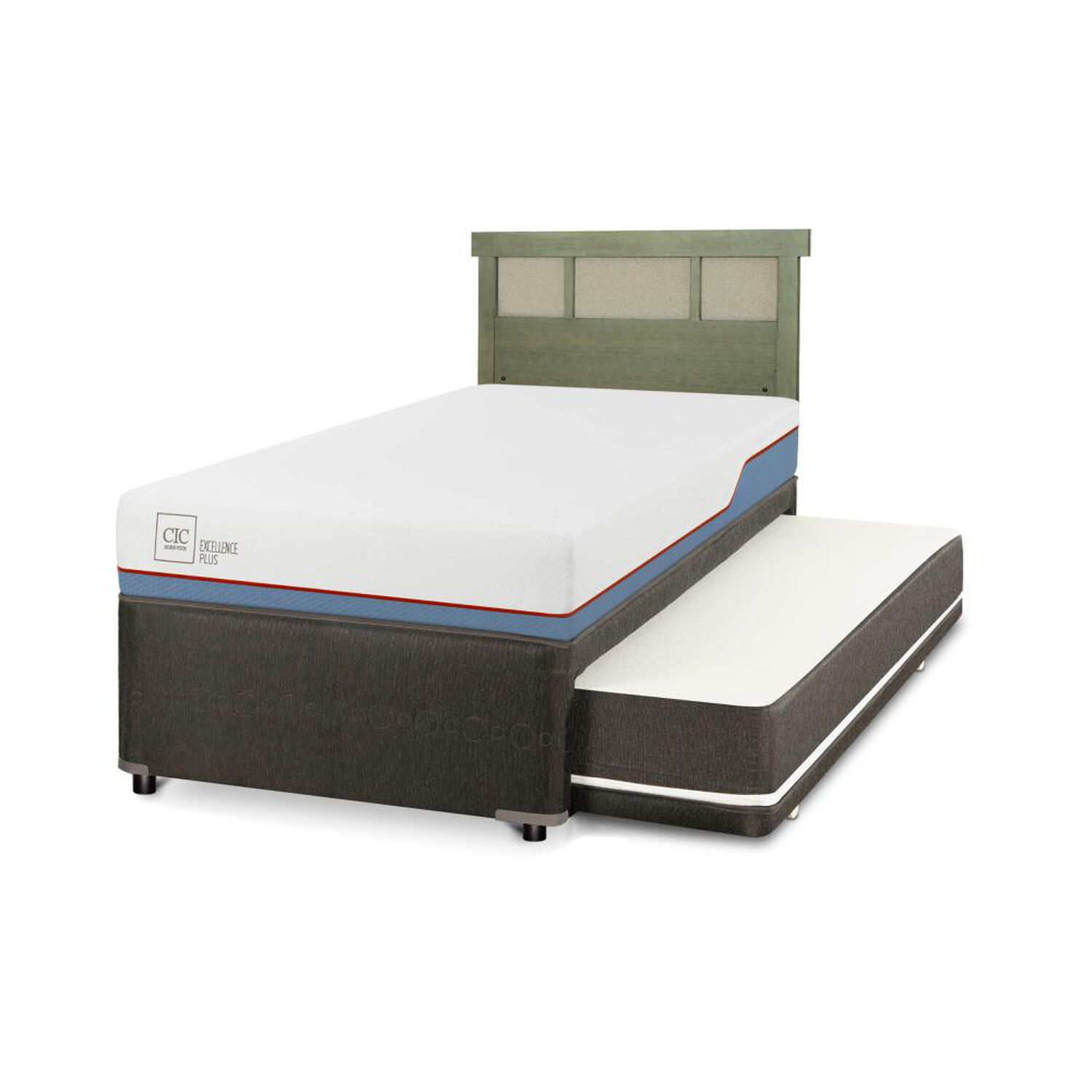 Cama Nido Cic Divan / 1.5 Plazas / Base Funcional + Respaldo image number 1.0