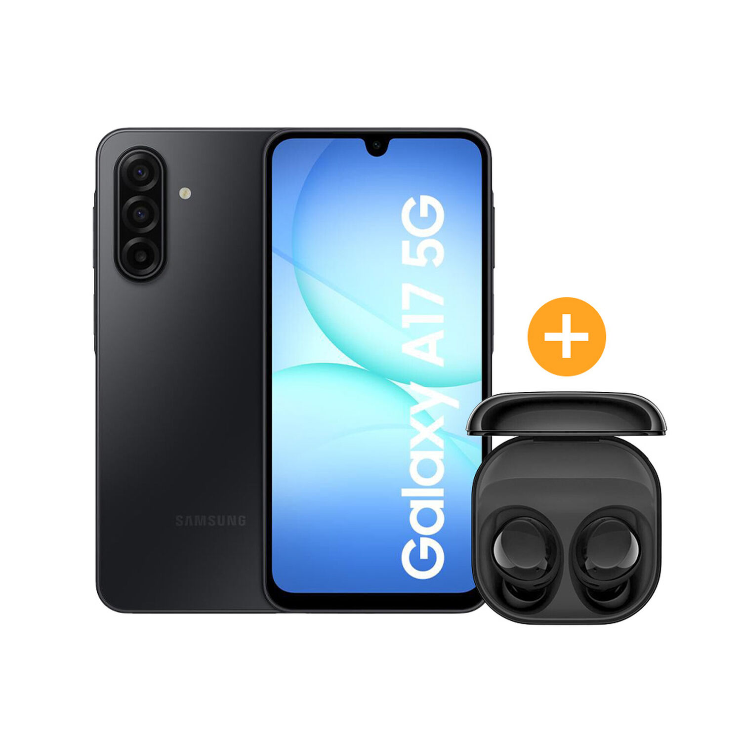 Samsung Galaxy A17 / 5G / 128 GB / Negro + Galaxy Buds Core Negro image number 0.0