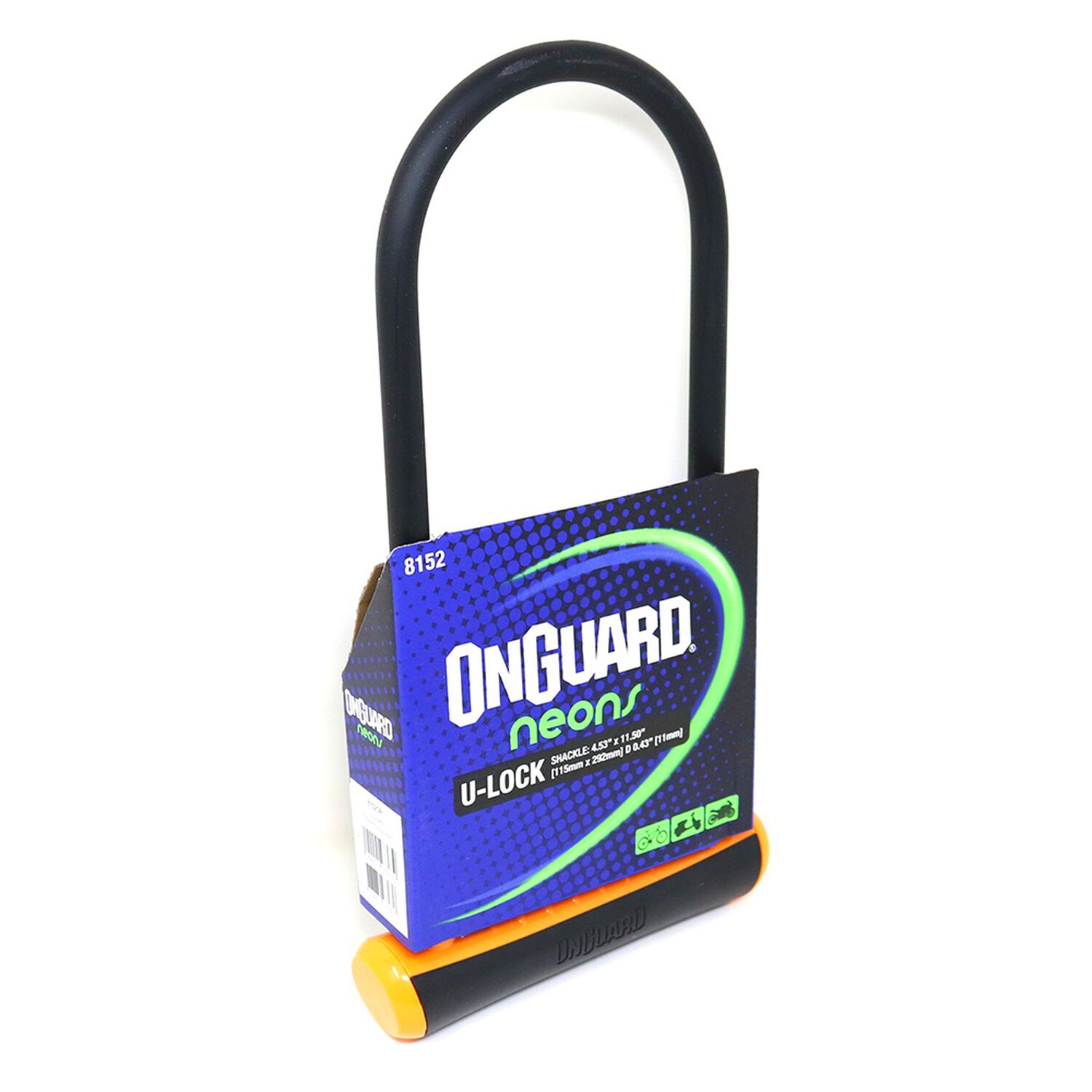 Candado Onguard Llave U-lock Ns Ls 115x292mm image number 1.0