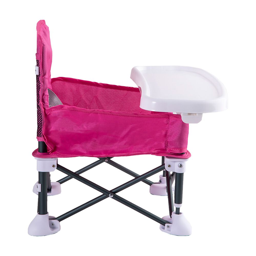 Silla De Comer Plegable Camping Xt01 Rosa image number 3.0