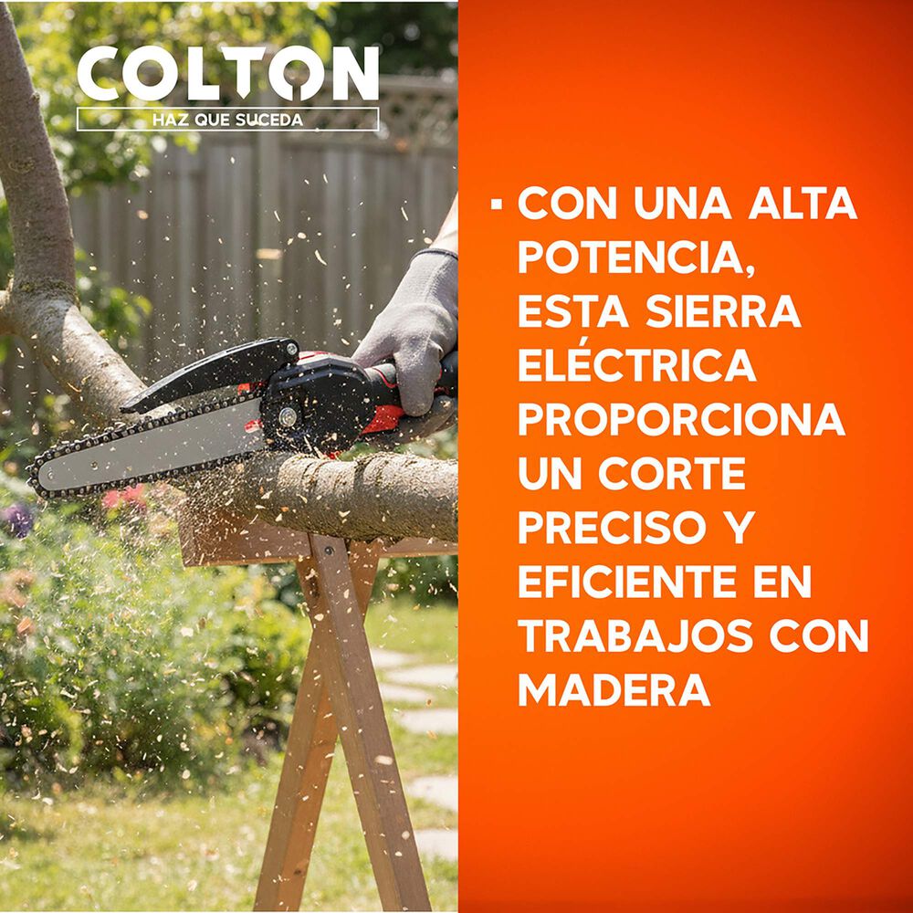 Sierra El&eacute;ctrica Colton 6 Pulgadas + 2 Bater&iacute;as image number 5.0