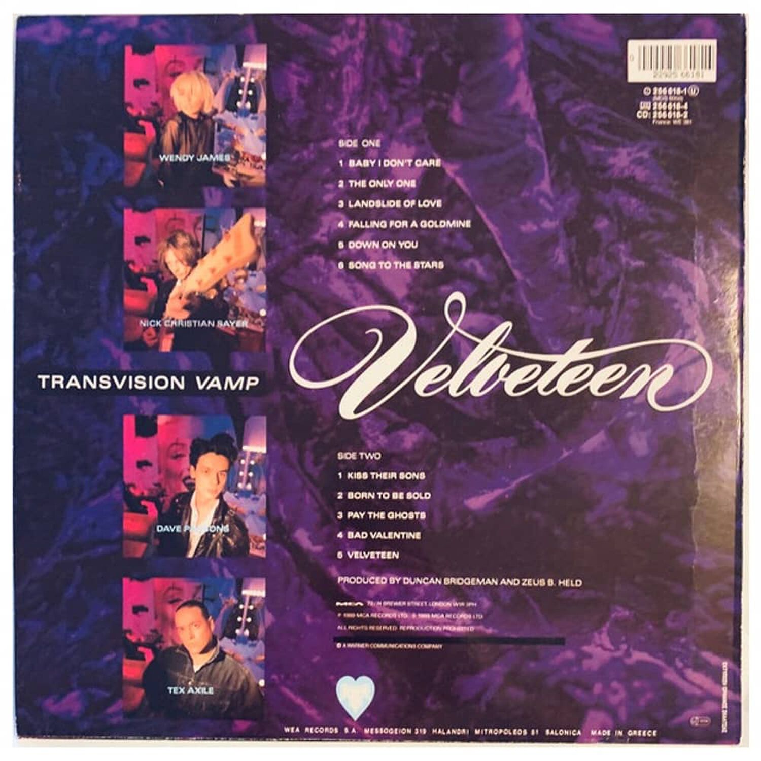 Transvision Vamp - Velveteen | Vinilo Usado image number 1.0