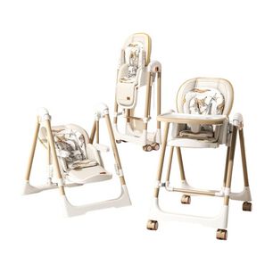Silla De Comer Columpio 2 En 1 Lubabycas Blanca