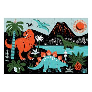 Puzzle 100pcs Brilla En La Oscuridad Dinosaurios Mudpuppy