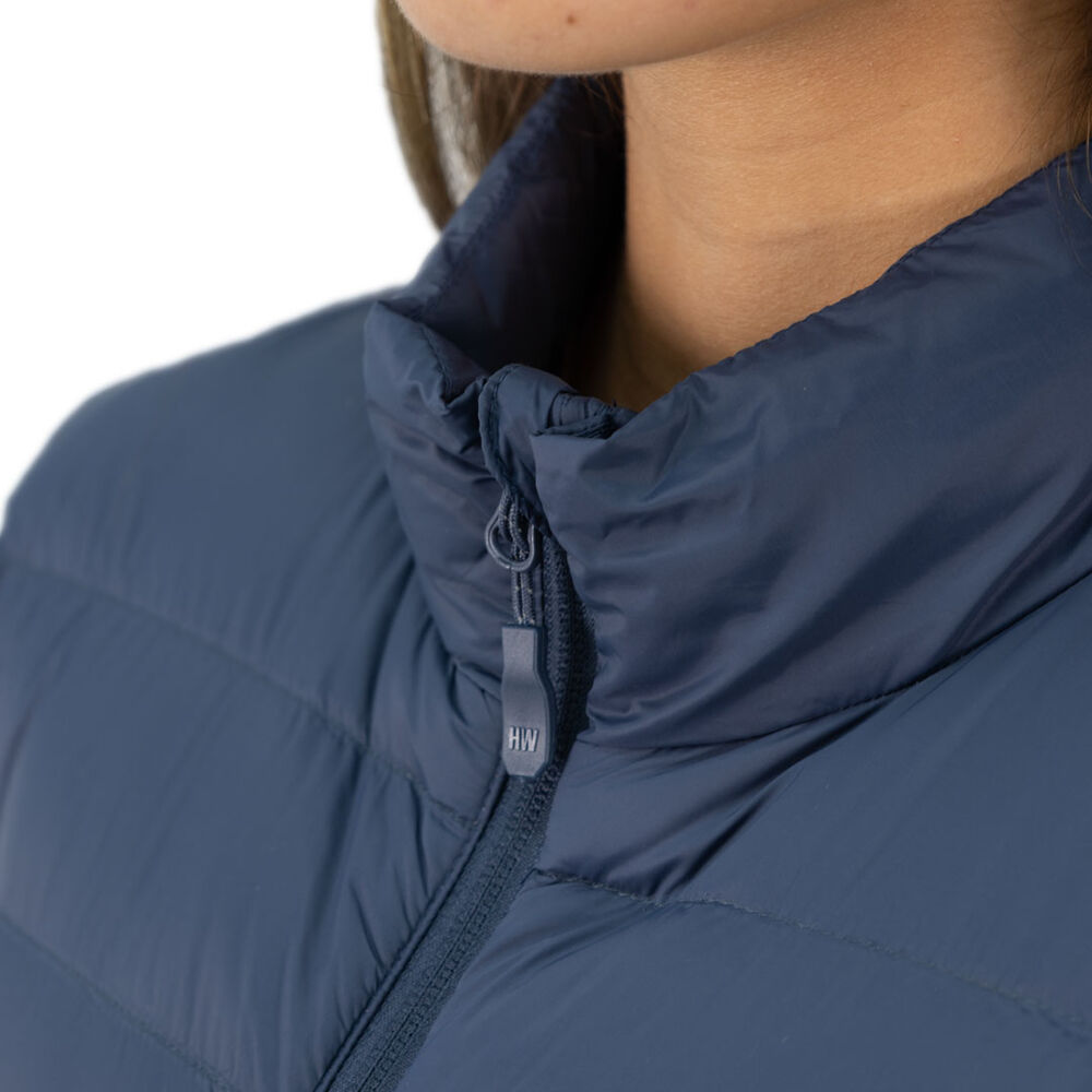 Parka Pluma Hw Pullay Pro Azul Mujer image number 4.0