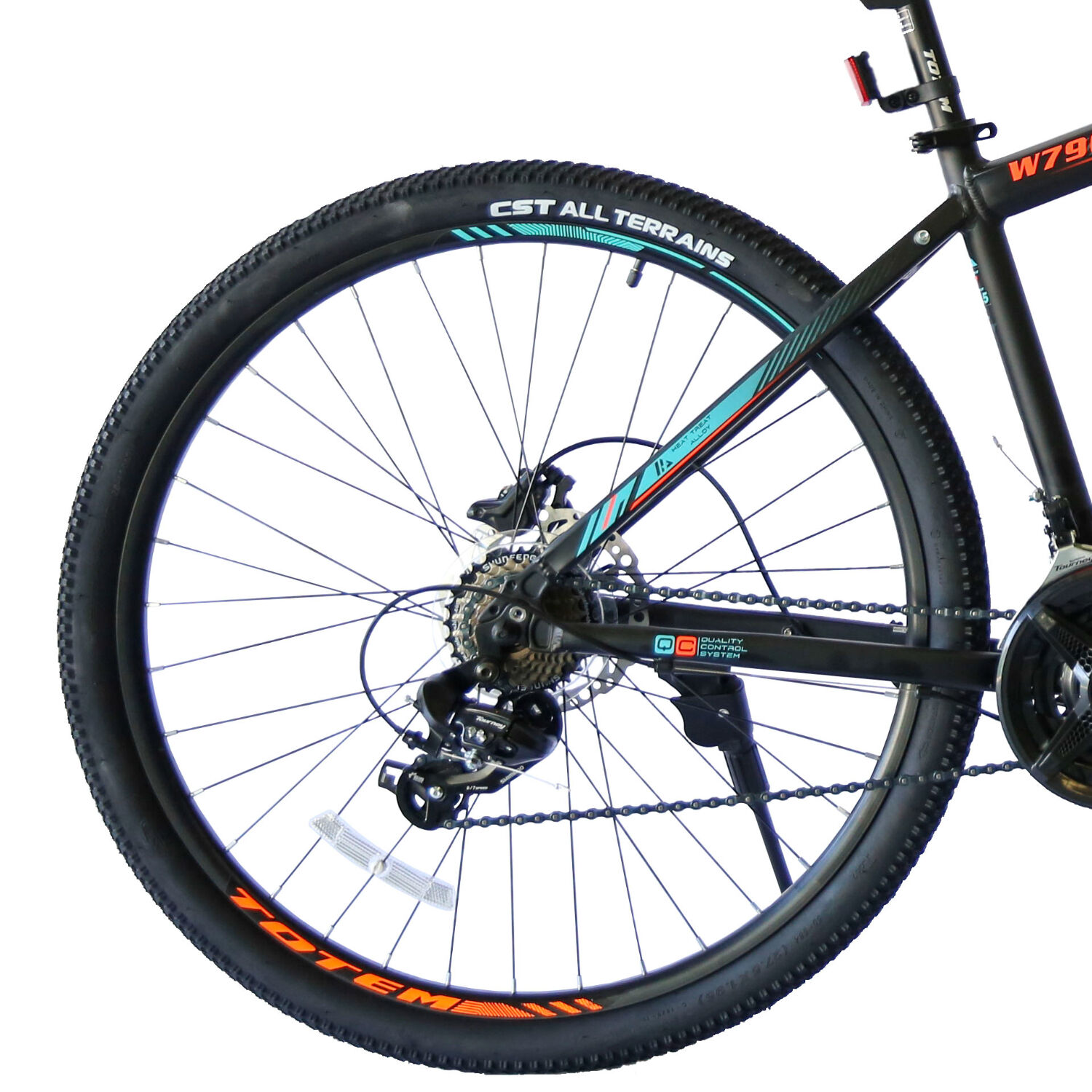 Bicicleta Totem Mtb Aro 29*19 Mod W790 Color Negro Con Naranjo image number 1.0