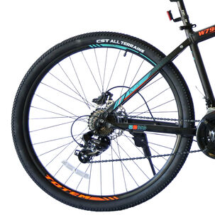 Bicicleta Totem Mtb Aro 29*19 Mod W790 Color Negro Con Naranjo