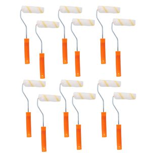 Set 12 Rodillos Chiporro Mango Plastico 10x30cm Para Pintar