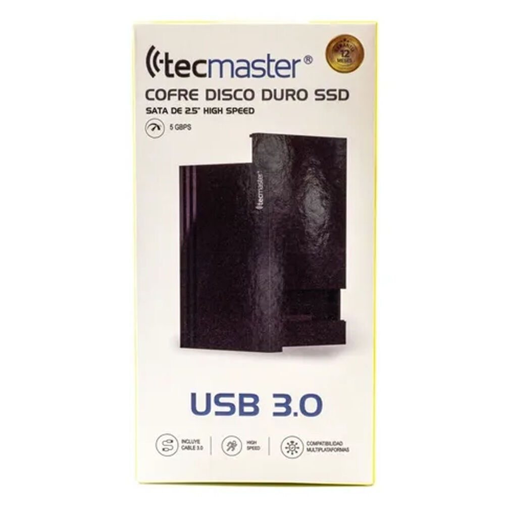 Cofre Disco Duro Ssd Sata 2.5 Usb 3.0 5GBps Tecmaster image number 0.0