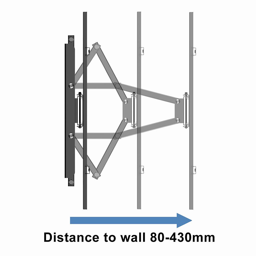 Soporte Tv Doble Brazo 32'' Hasta 70'' Con Inclinaci&oacute;n image number 6.0