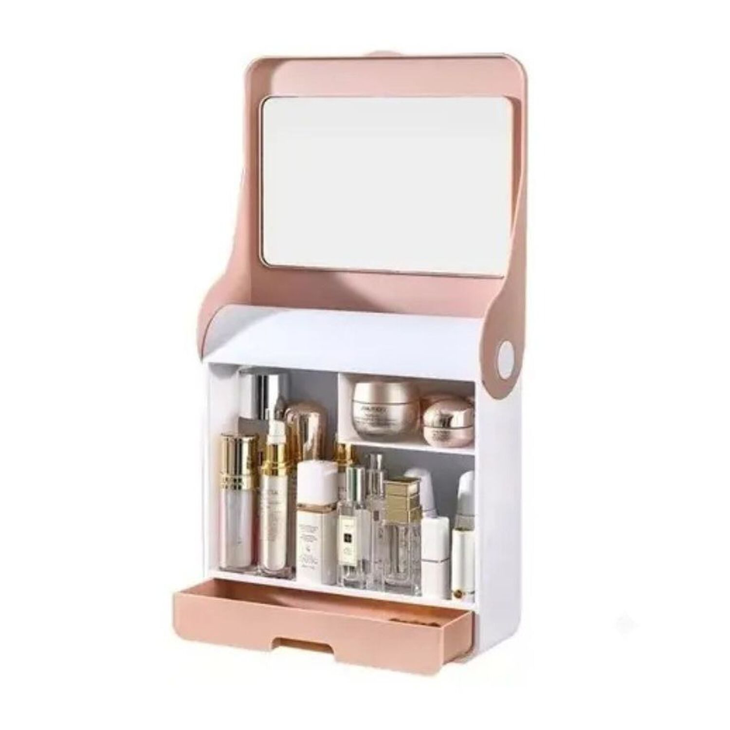 Organizador Maquillaje Caja Port&aacute;til Espejo Tocador image number 0.0