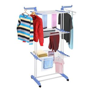Tendedero Organizador Colgador Ropa Plegable 3 Niveles