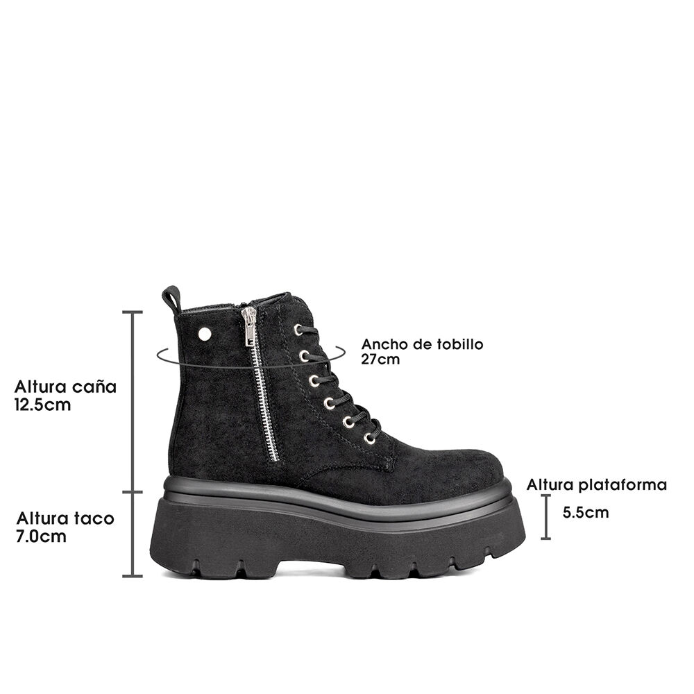 Botin Casual Mujer Eco Cuero Plataforma Weide Dh87 image number 6.0