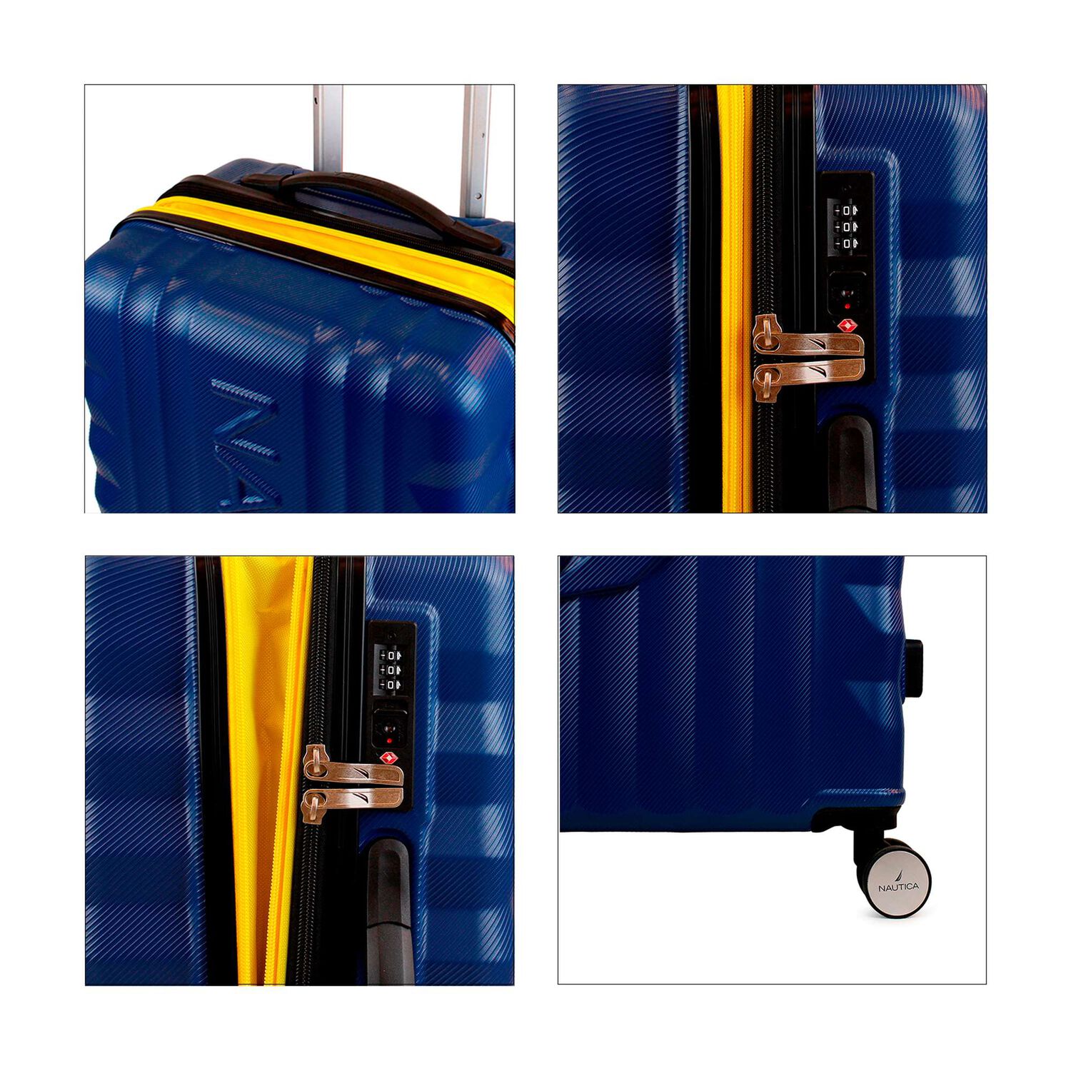 Pack 2 Maletas Nautica S+l Polonia 10kg Y 23kg Azul image number 2.0