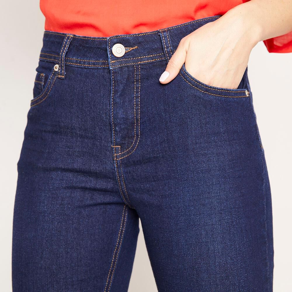 Jeans Tiro Medio Skinny Mujer Geeps image number 3.0