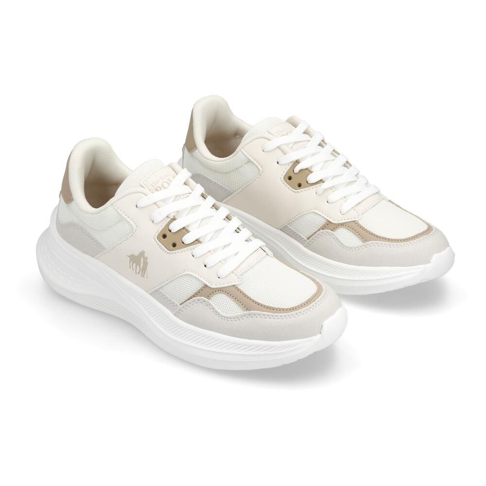 Zapatilla Urbana Hombre The King's Polo Club Cream image number 1.0