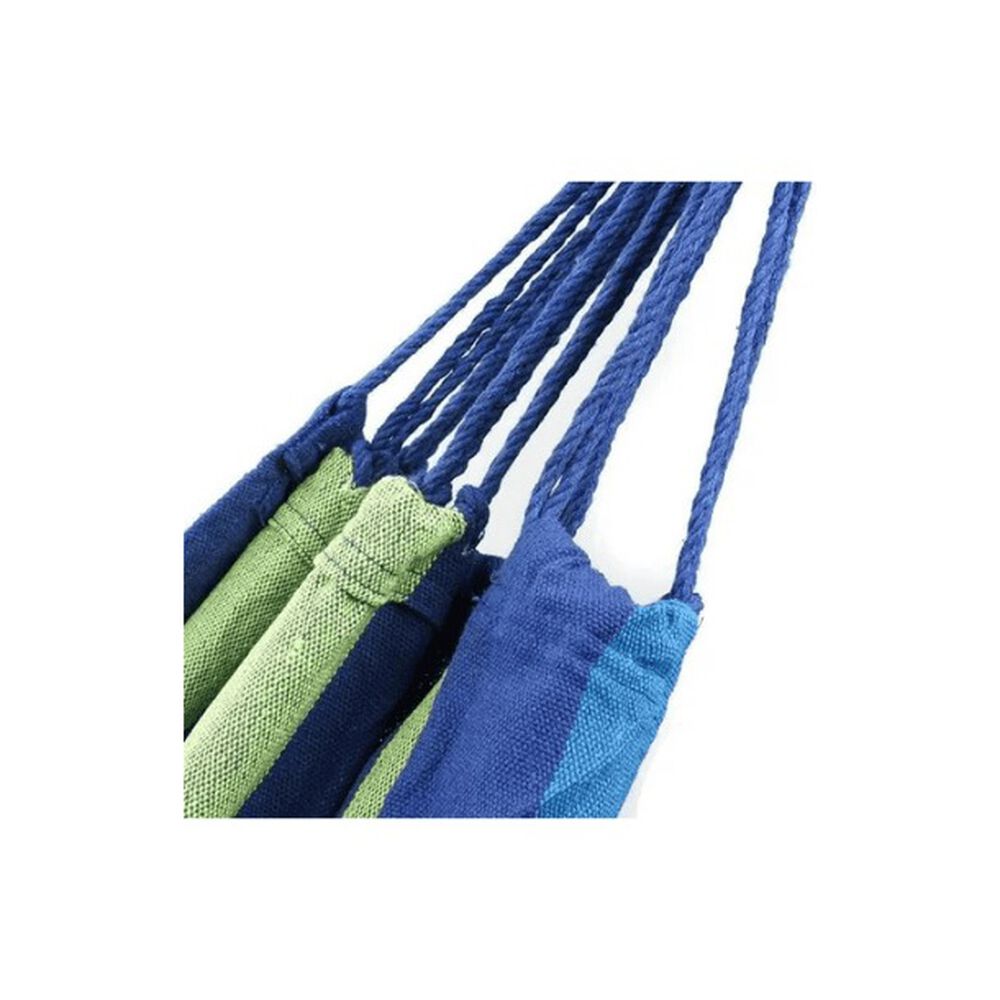 Hamaca De Algodon Jardin Camping Hogar Portatil 150x200cm image number 2.0