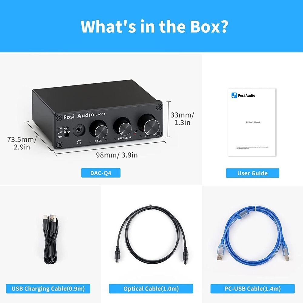 Amplificador De Aud&iacute;fonos - Fosi Audio Q4 image number 6.0