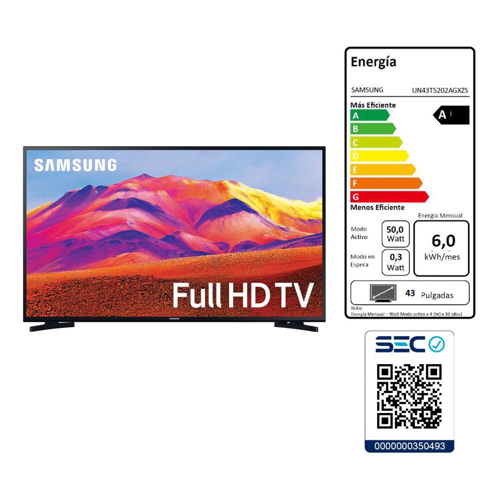 Led 43" Samsung T5202 / Full HD / Smart TV image number 8.0