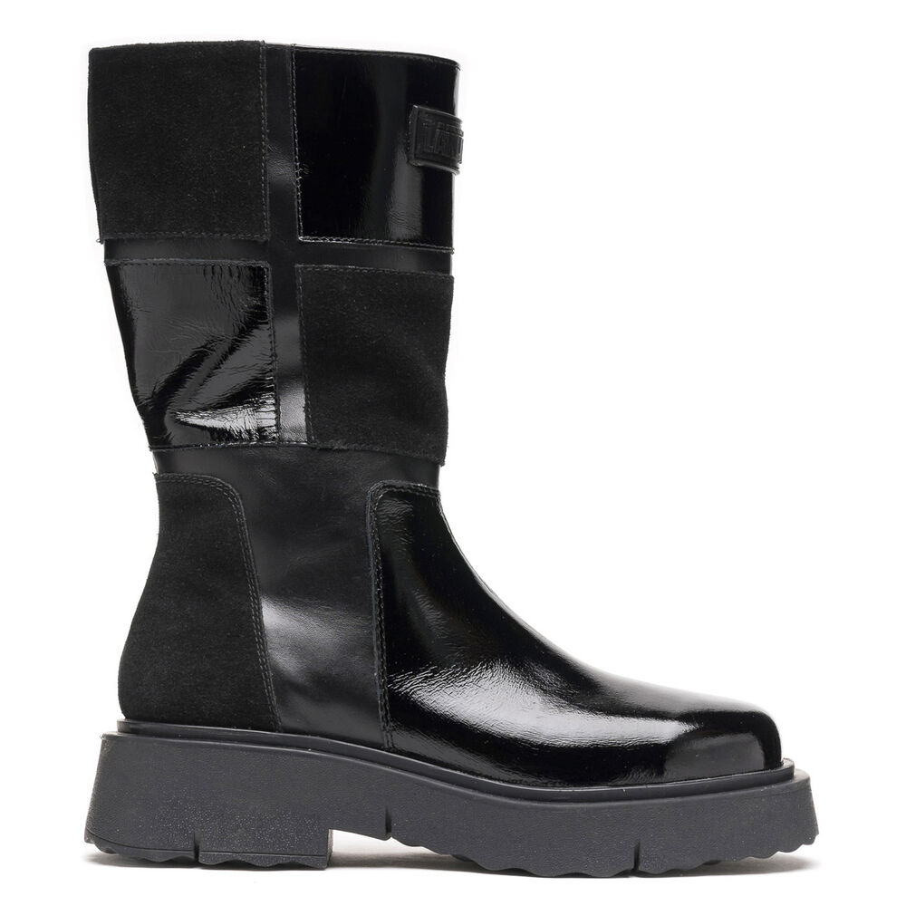Bota Cuero Rea Negra Landazuri image number 0.0