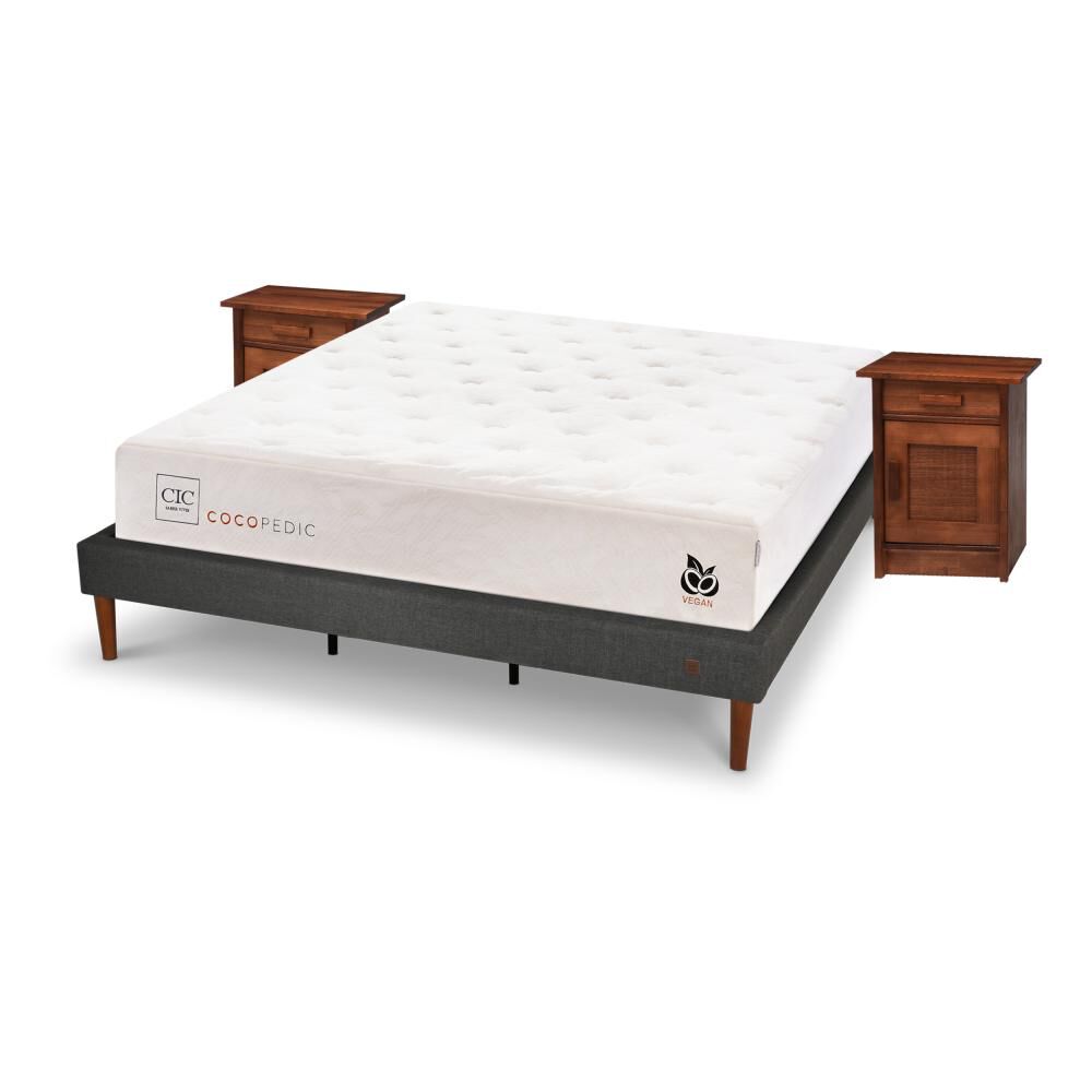 Cama Europea Cic Cocopedic / King / Base Normal + Velador image number 1.0