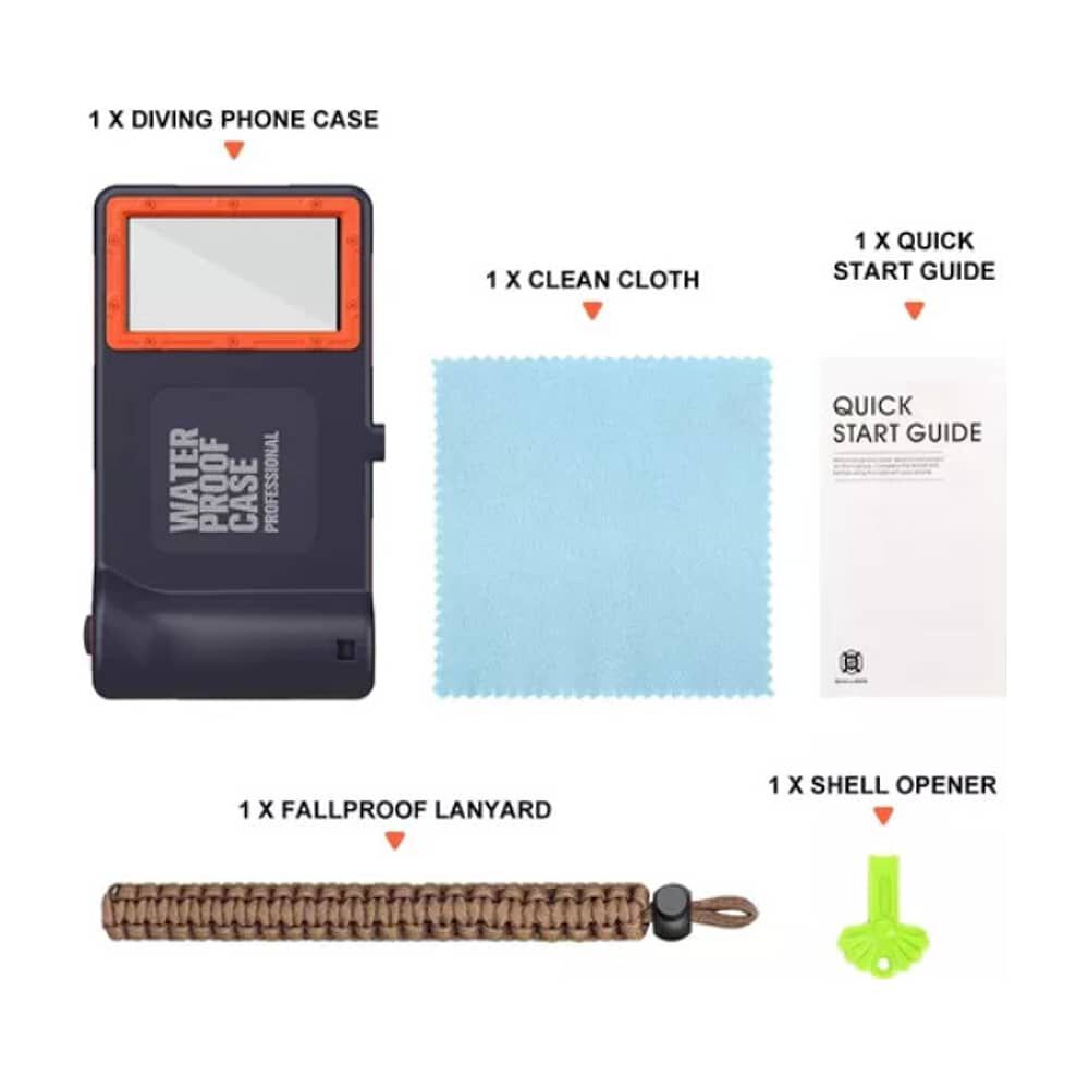 Carcasa Sumergible Buceo (15m) Para Iphone Samsung Huawei image number 6.0