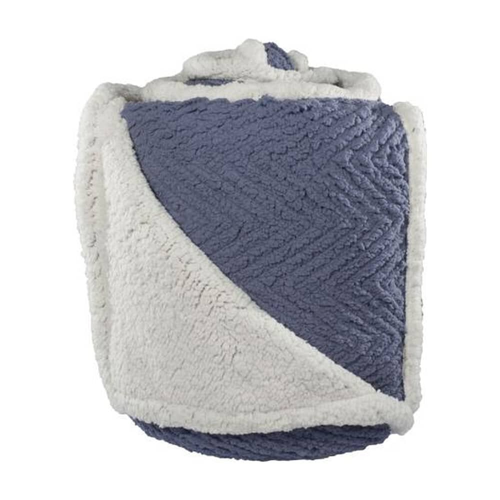 Frazada Andes Chiporro Espiga Morado 1.5 Plaza image number 5.0