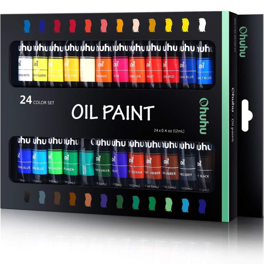 Ohuhu Set De 24 Pintura Al Óleo image number 0.0