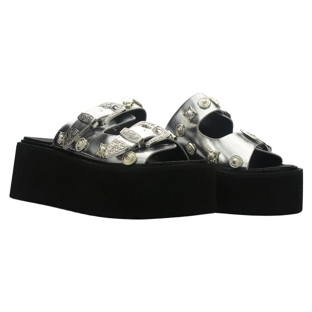 Sandalia Mujer Casual Plateada Chalada Way-20 image number 5.0