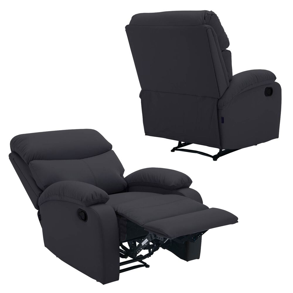 Berger Reclinable Milan Pu Negro image number 4.0