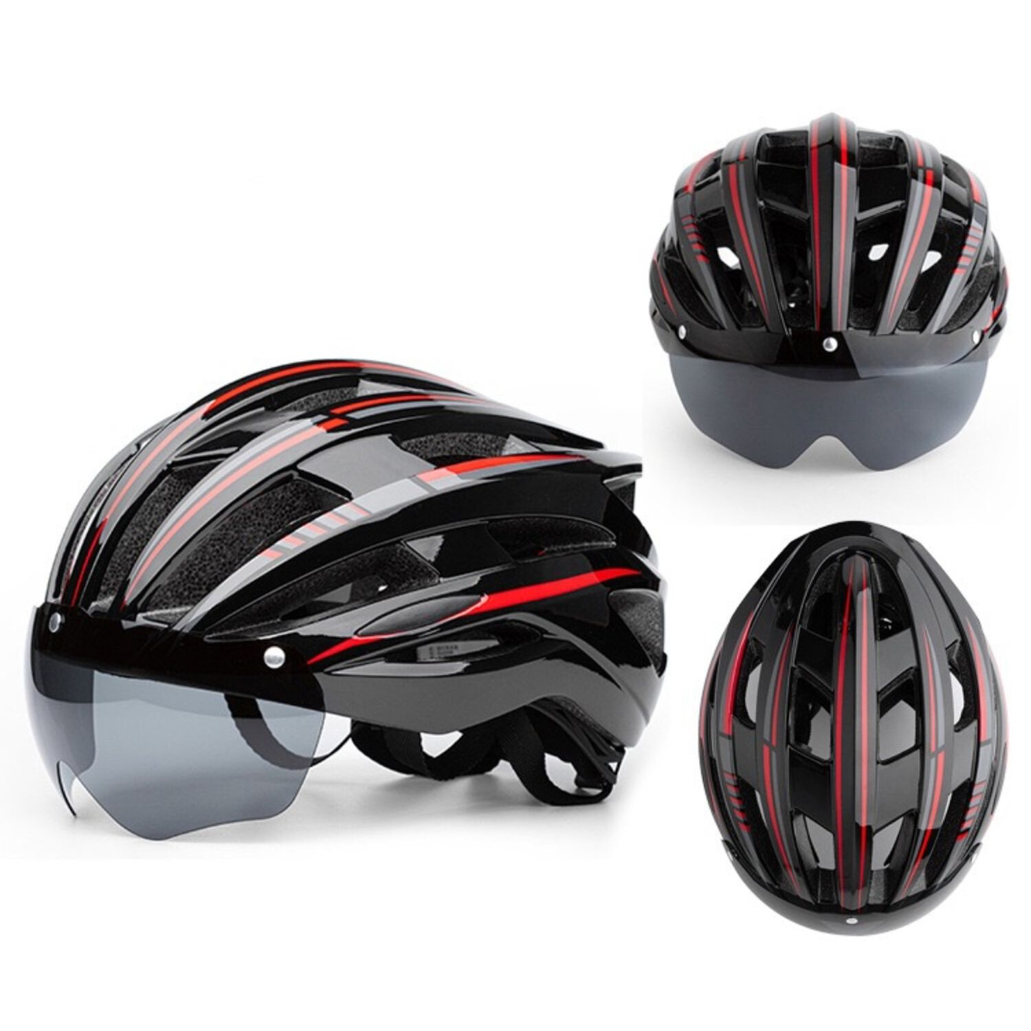 Casco Bicicleta Con Mica Facial Magn&eacute;tica Lubabycas image number 0.0