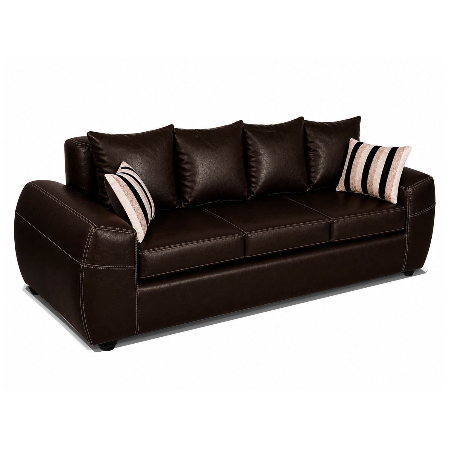 Juego De Living Elegant Detail Houston Pu / 5 Cuerpos image number 4.0