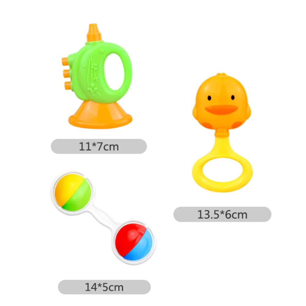 Set 3 Sonajeros Para Beb&eacute;s Juguete Estimulaci&oacute;n Temprana image number 1.0