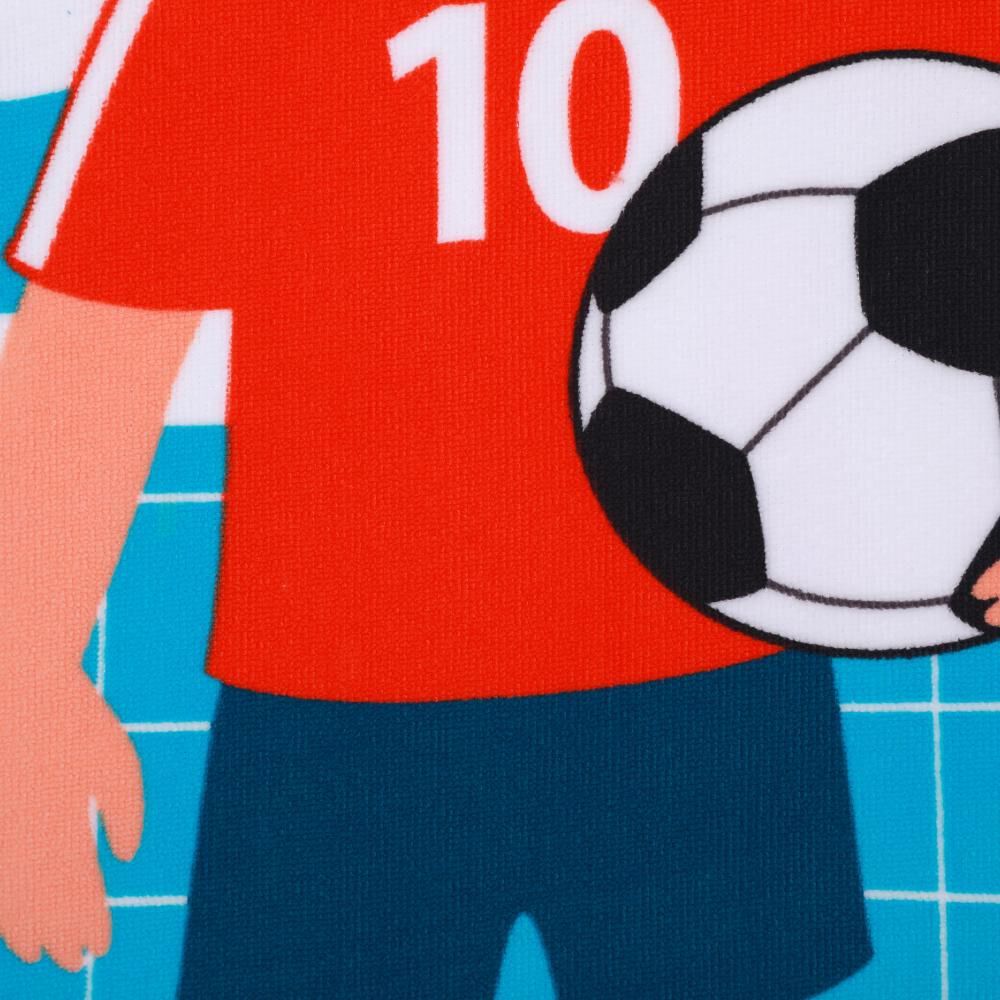 Toalla Playa Capucha Casaideal Kids Player / 60 X 120 Cm image number 4.0