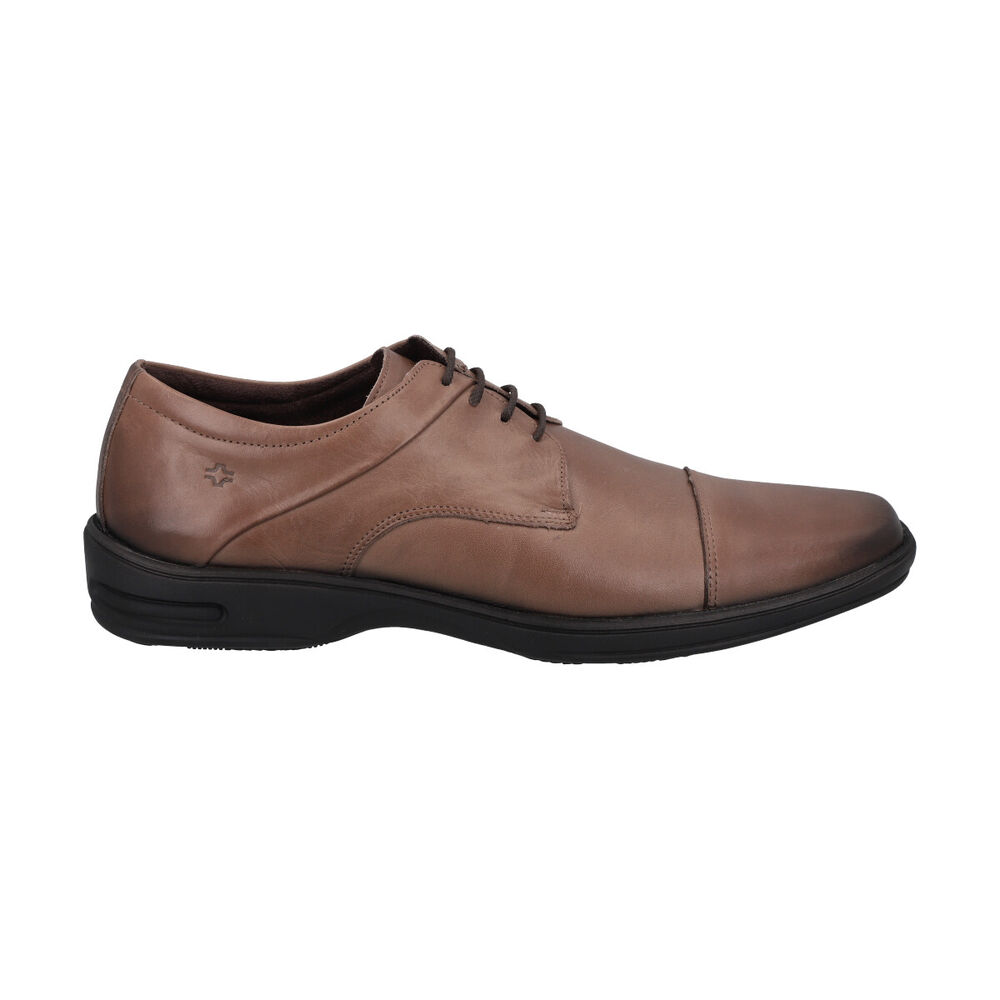 Zapato Formal Hombre Cuero Marrón Perlatto image number 4.0