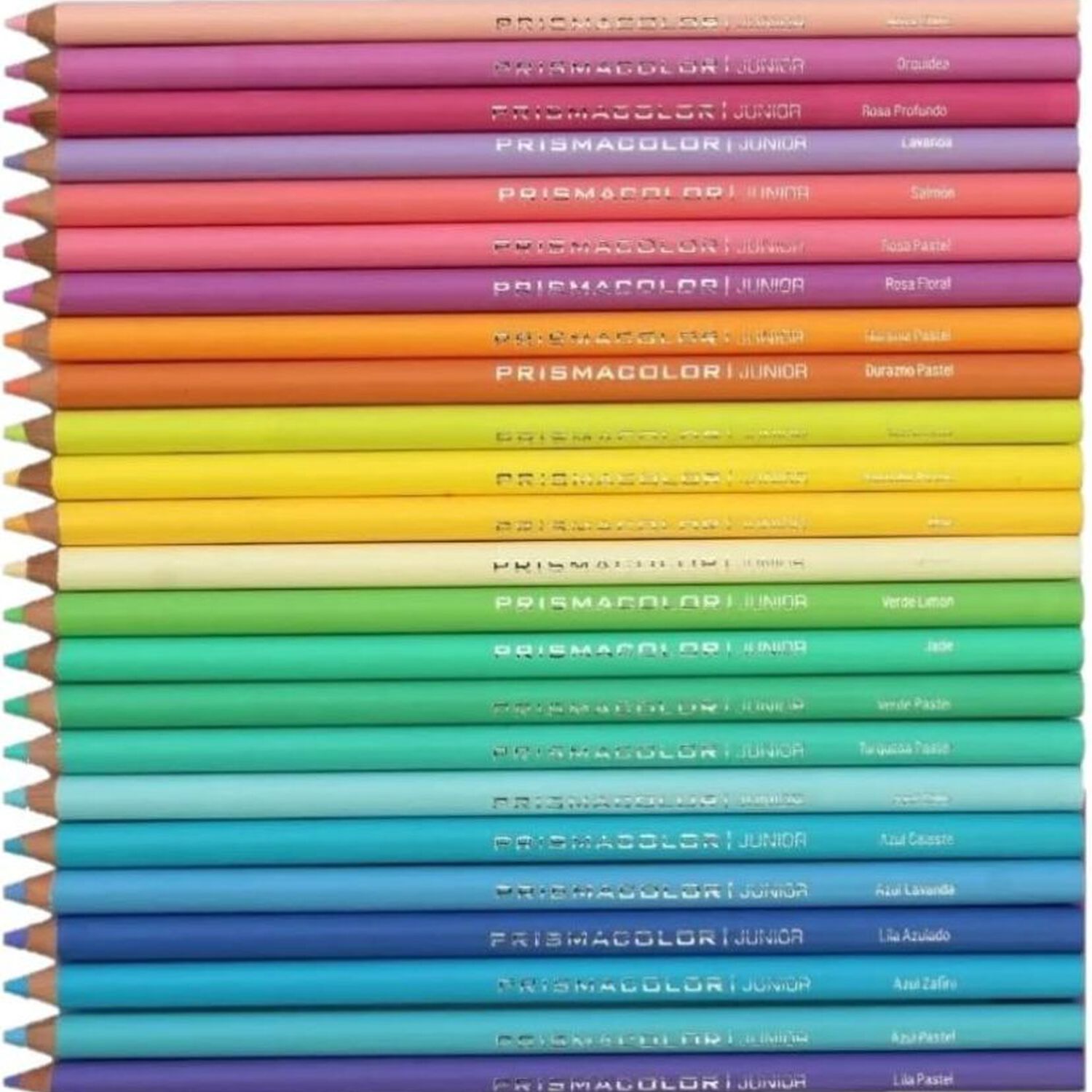 L&aacute;pices De 24 Colores Pastel Unipunta Prismacolor Jr. image number 1.0