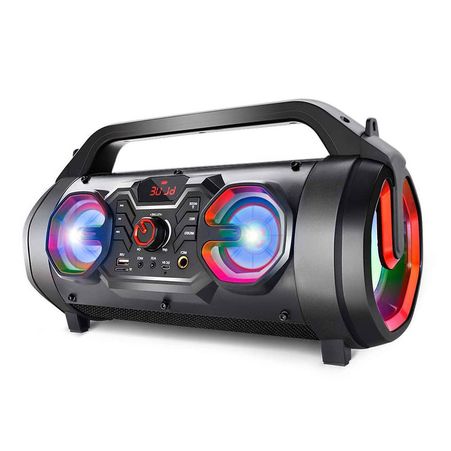 Parlante Bazuca Irt Bluetooth Fm Led Con Micr&oacute;fono 30 Rms image number 2.0