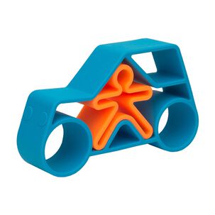 Set De Auto Y Persona Color Azul Dna