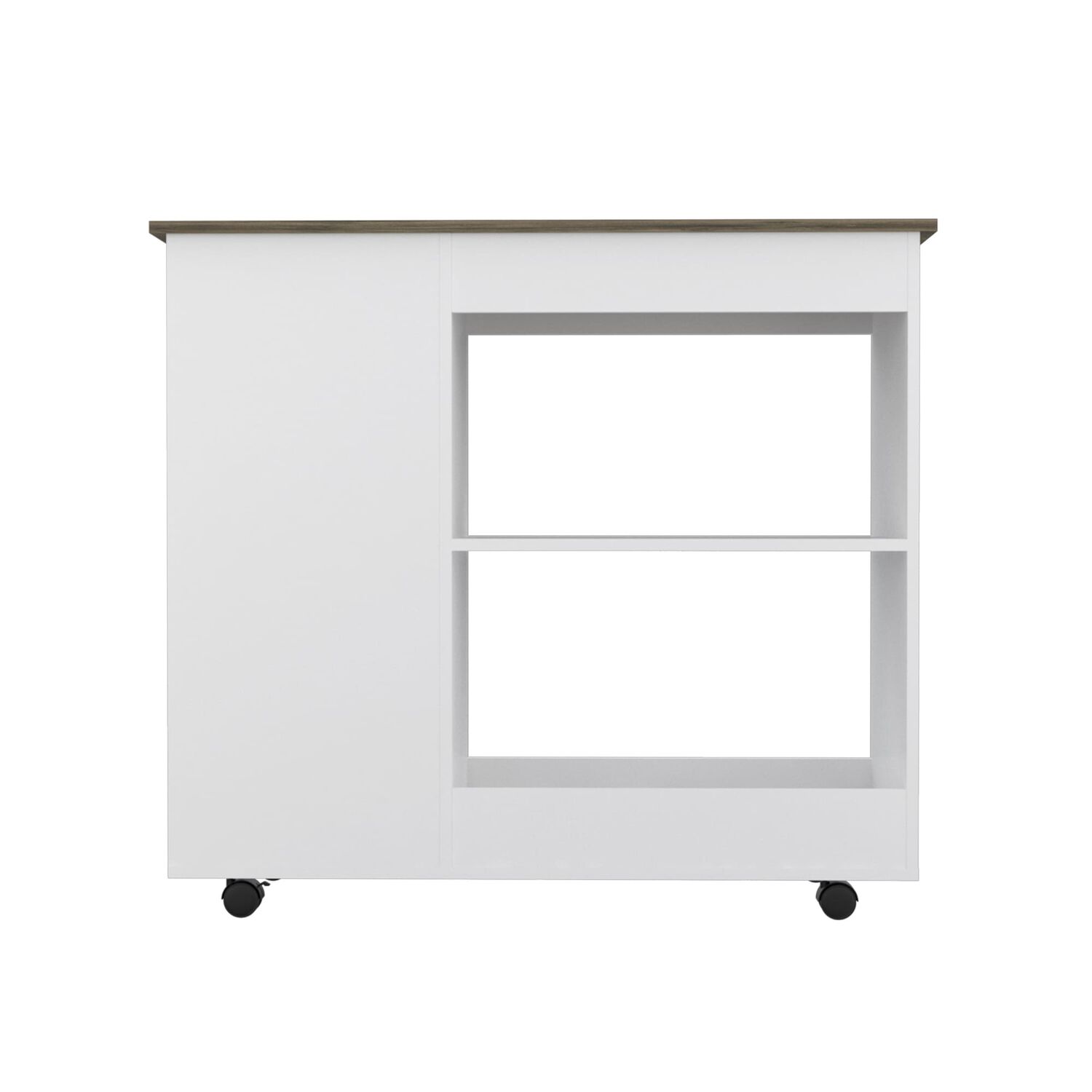 Isla De Cocina Con Ruedas Fm-002b Blanco image number 3.0