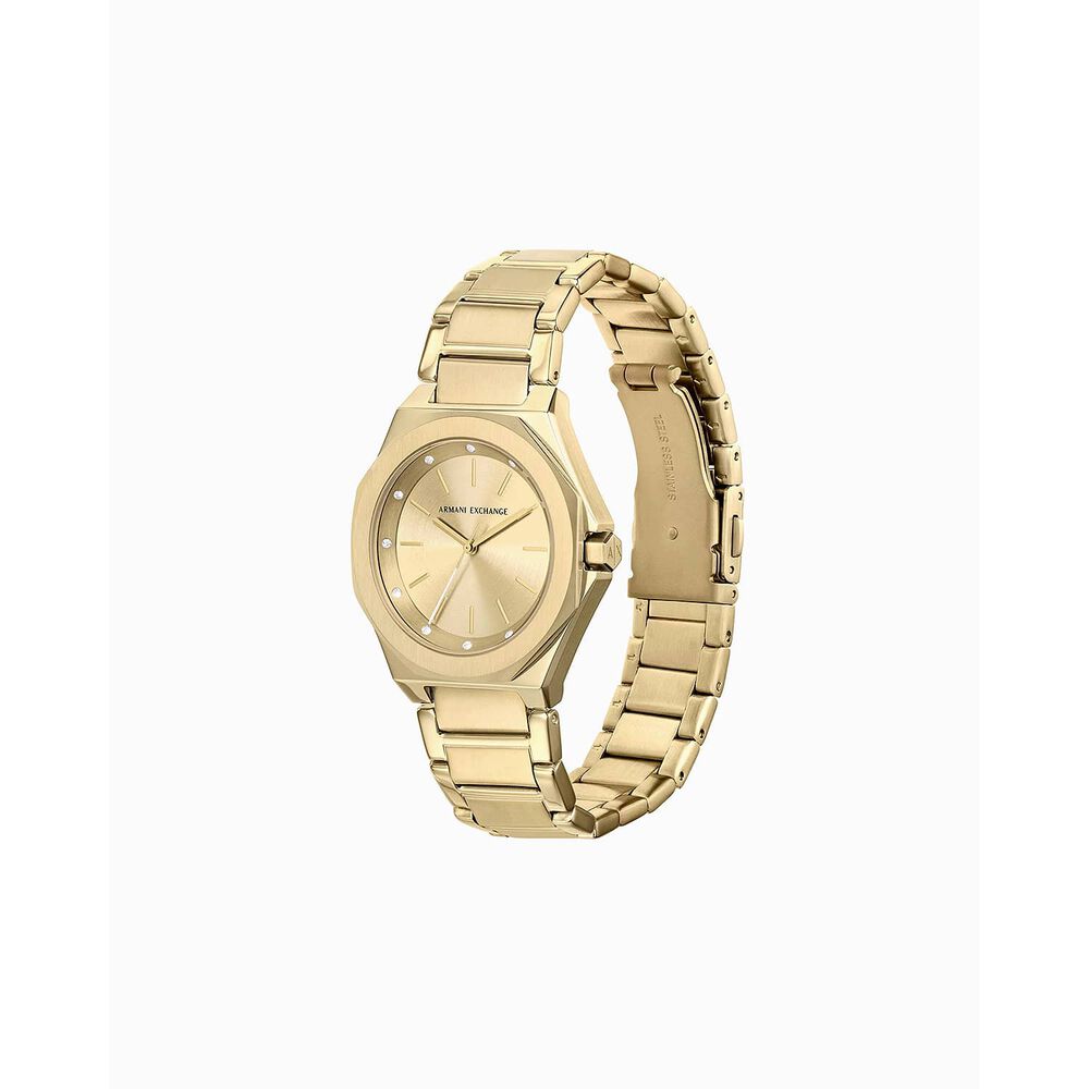 Reloj Armani Exchange Ax4608 Dorado Mujer image number 1.0