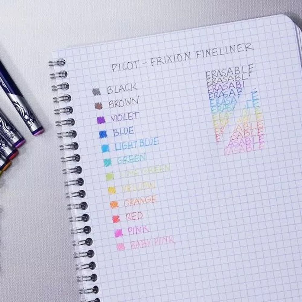 Set De Lapices Pilot Frixion Fineliner X 12 Unidades image number 4.0
