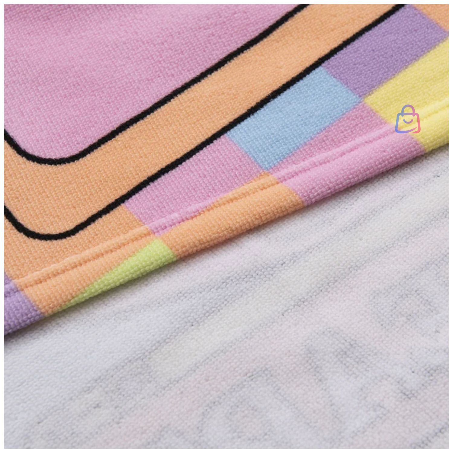 Toalla Hello Kitty Retro Capucha Playa Piscina 60x60 - Ps image number 2.0