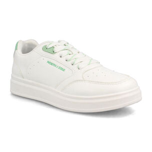 Zapatilla Mujer North Star New Skater Blanco-verde