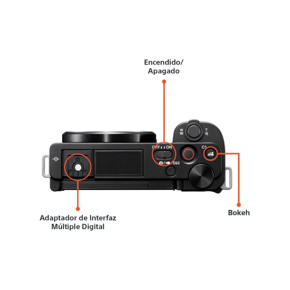 C&aacute;mara Semiprofesional Sony ZV-E10K/BQ E / 4k UHD image number 5.0