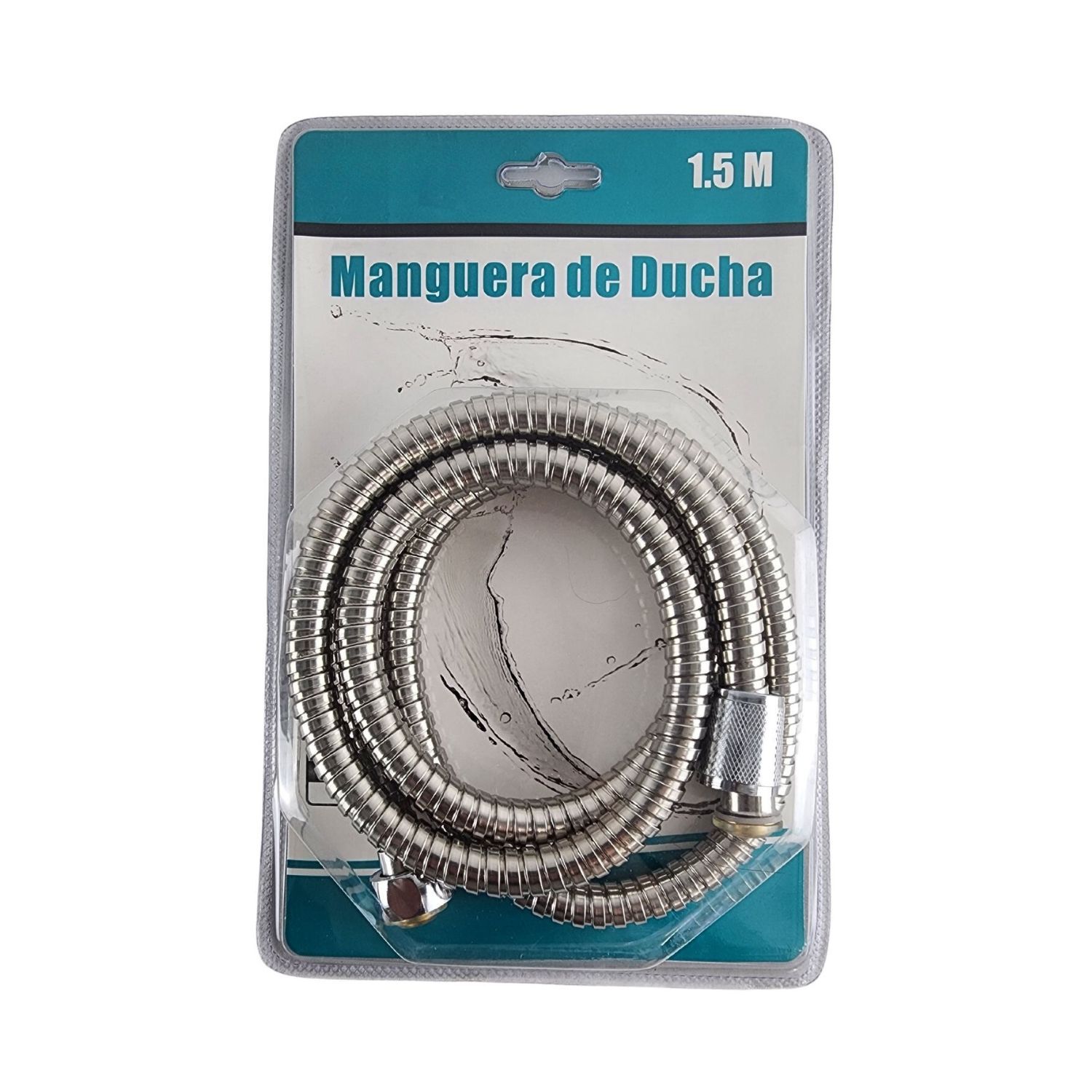 Manguera Ducha Flexible Extensible Cromada 150cm Brillante image number 3.0